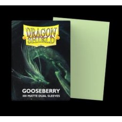 Dragon Shield - 100 Bustine Standard - Gooseberry Matte Dual Sleeves